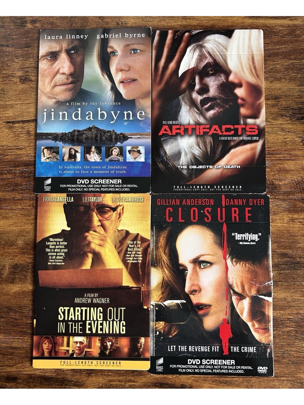DVD Screener Set of 4